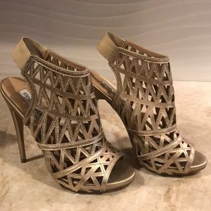 Gold Bratt Steve Madden Heels